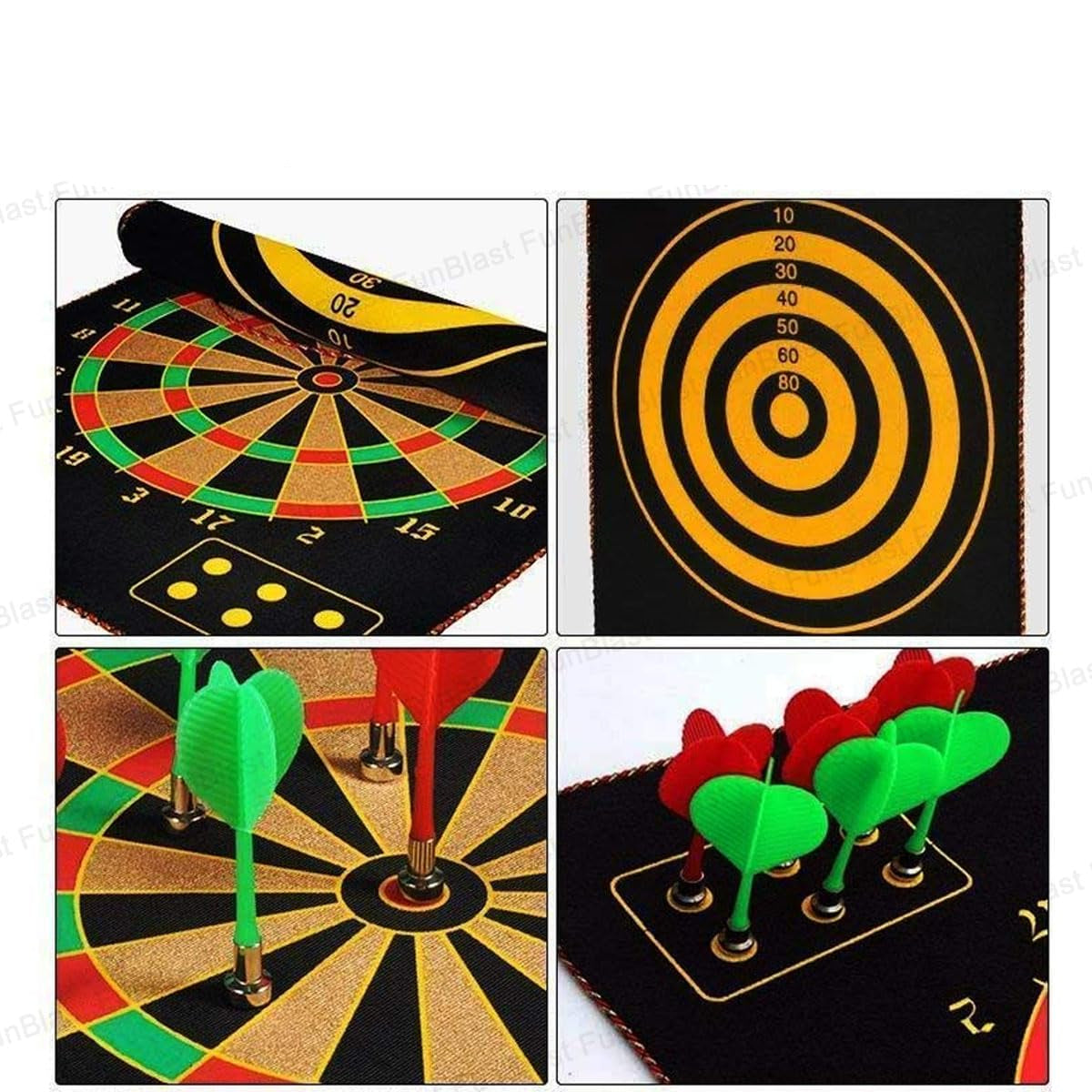 Magnetix MagnoDart | Diversión segura - Dianas magnéticas para niños, doble cara y plegable