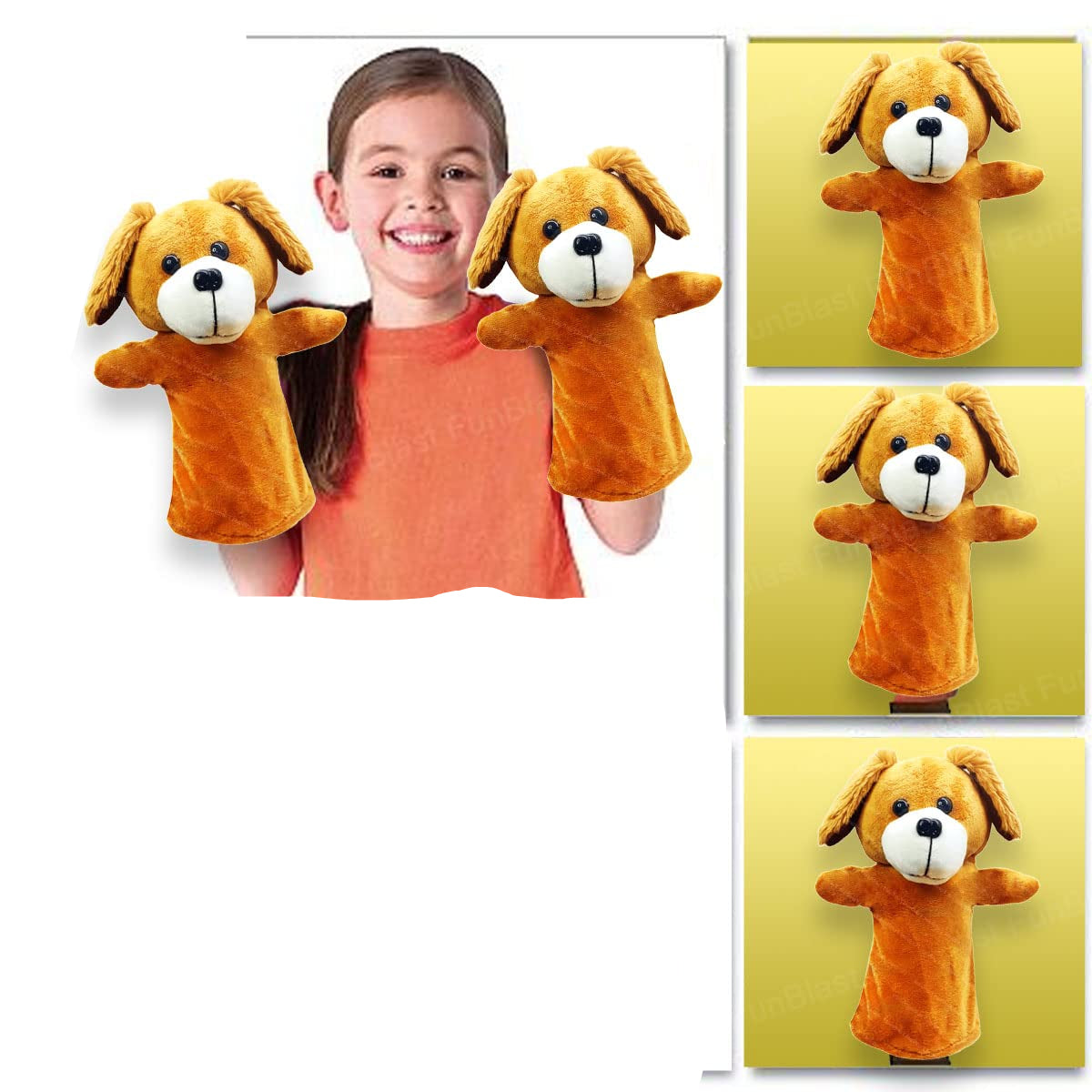 PuppetPals | Bringen Sie Geschichten zum Leben - Weiche Plüsch-Handpuppe für Kinder