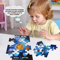 Thumbnail for GalaxyQuest | Ontdek het universum - Houten zonnestelsel puzzel voor kinderen
