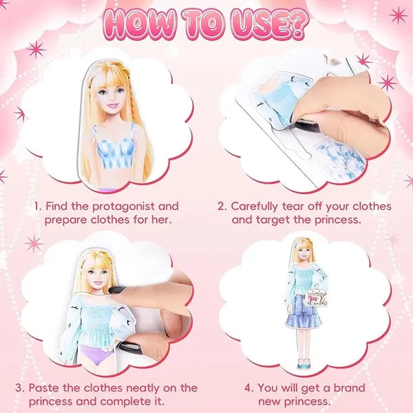 Magnetix PrincessPlay | Deja que tu fantasía cobre vida – Juego de disfraces magnético de princesas
