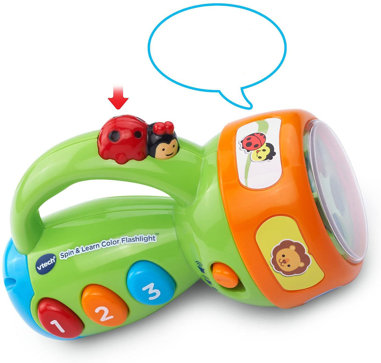 Spin & Learn | Torcia educativa - con colori e suoni