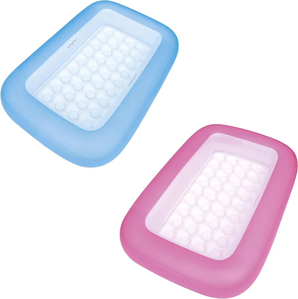 KINDERTALES Arcoíris | Piscina infantil multicolor - Nado seguro con bomba