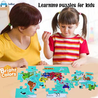 Thumbnail for GeoQuest | Entdecke die Welt spielerisch - Educative Weltkarte Puzzle für Kinder