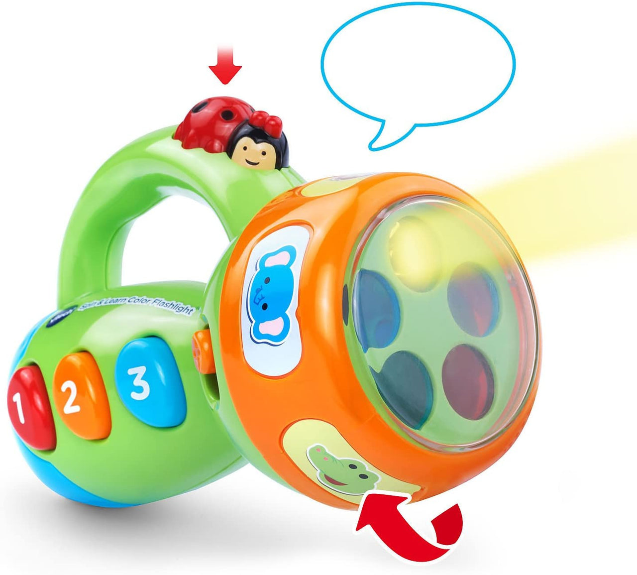 Spin & Learn | Torcia educativa - con colori e suoni