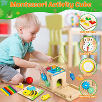 Thumbnail for EcoToys EduPlay Box | Stimuleer leren en ontdekken - Montessori Houten Speelset