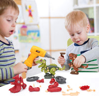 Thumbnail for DinoBuild | Costruisci la tua avventura - Set di costruzione educativo di dinosauri con viti e trapano