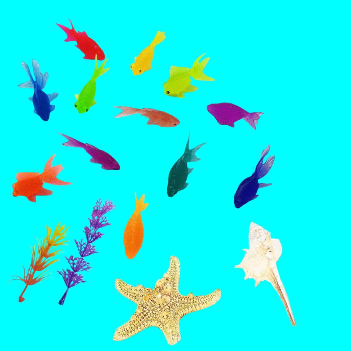 AquaPals | Spritziger Spielspaß - Niedliche Gummifische für Bad und Wasservergnügen