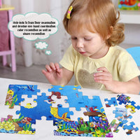Thumbnail for AquaPuzzle | Verzaubernde Unterwasserabenteuer - Holzmeerjungfrau Puzzle für Kinder