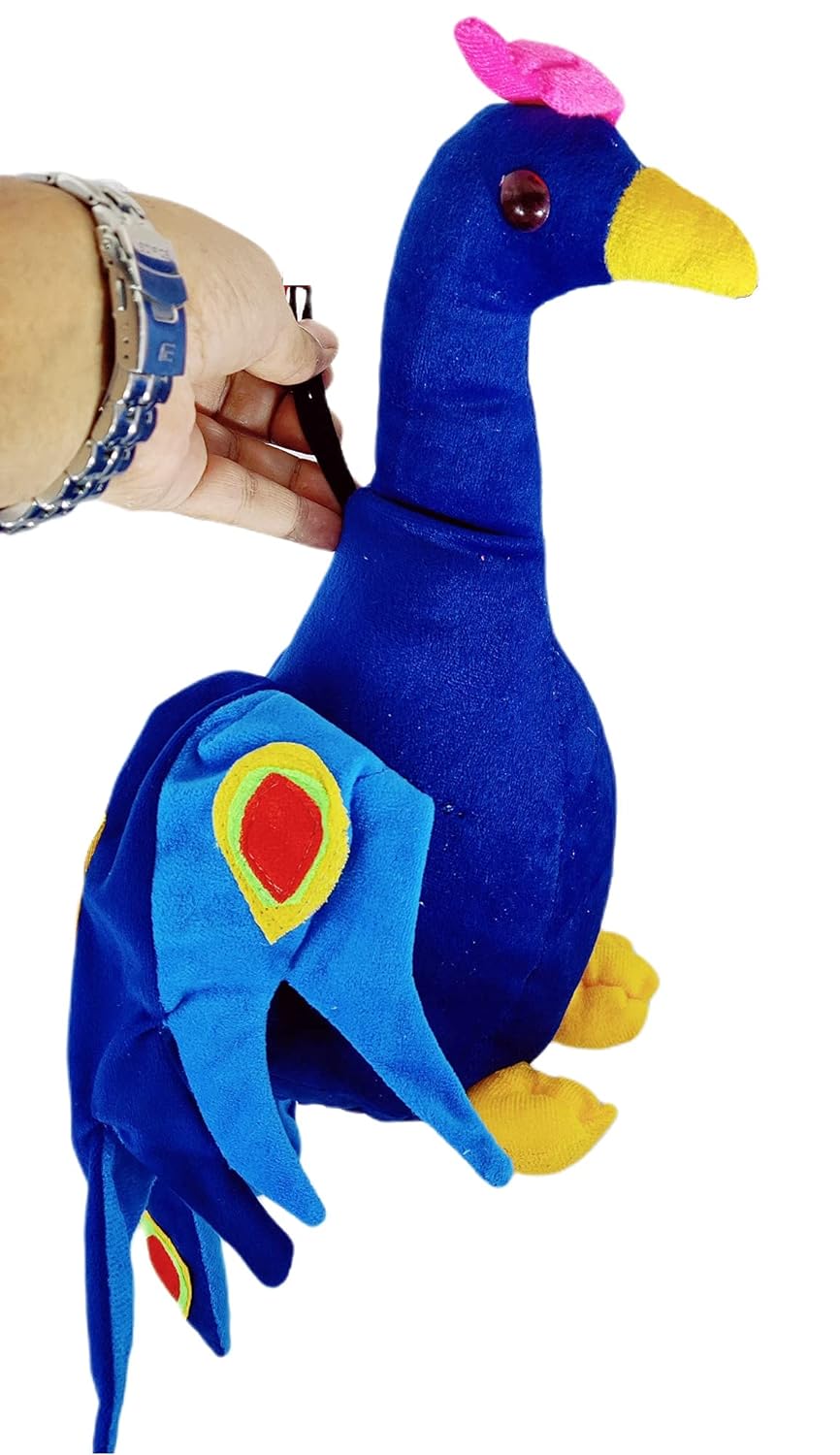 PlüschParadies | Kuscheliges Spielvergnügen - Süßer Pfau-Kuscheltier für Kinder