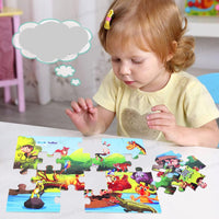 Thumbnail for PuzzleSafari | Abenteuerliches Lernvergnügen - Tierreich Panorama Puzzle für Kinder