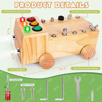 Thumbnail for Ecotoys FixiTruck | Ontwikkel Vaardigheden - Educatief Speelbord voor Kinderen