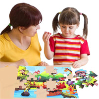 Thumbnail for PuzzleSafari | Abenteuerliches Lernvergnügen - Tierreich Panorama Puzzle für Kinder