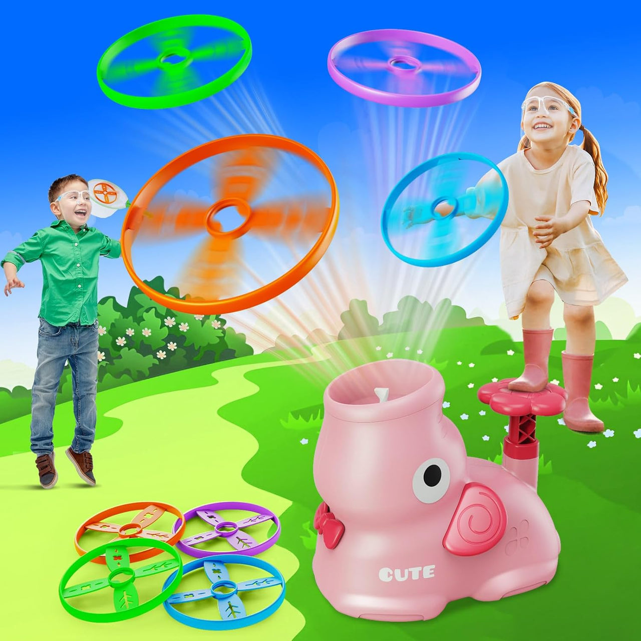 FlyDisc Pro | Lichtgevende Vliegende Schotels - Kinderspeelgoed Voor Buiten