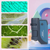 Thumbnail for MicroQuest | Scopri il mondo invisibile - Microscopio portatile con 3 lenti e illuminazione LED