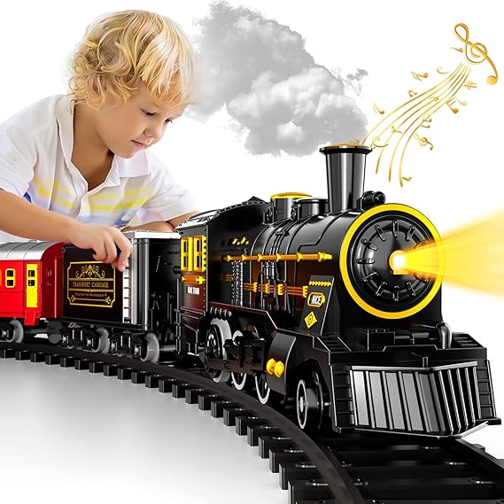 SteamExpress | Bringe Magie ins Spiel - Elektrische Eisenbahnset für Kinder