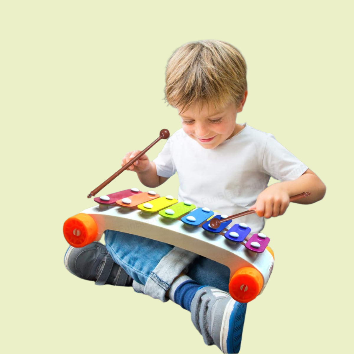 Melodieräder | Musikalische Magie in Bewegung - Ziehspielzeug Xylophon für Kleinkinder