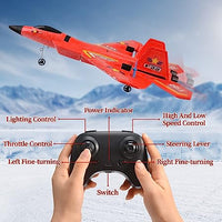 Thumbnail for Eyftear SU-35 | Flugzeugspaß für Anfänger - Einfaches Flugvergnügen mit LED-Lichtern