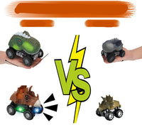 Thumbnail for DinoRacers | Acción rugiente - Coche de dinosaurio eléctrico con luz y sonido
