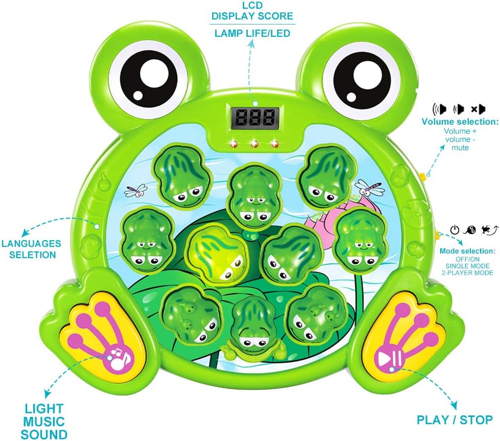 Froschspaß | Spielen, lernen und lachen - Interaktives Kinderspiel