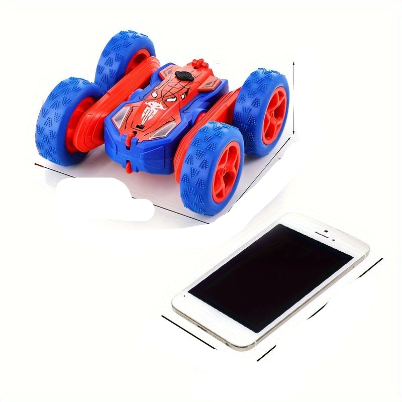 SpinMaster Coche acrobático | Espectáculo y acción - acrobacias 360° con luz y spray