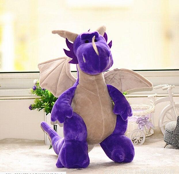 Knuffeldraak | Suave y resistente - Dragón de peluche con alas para diversión de abrazos