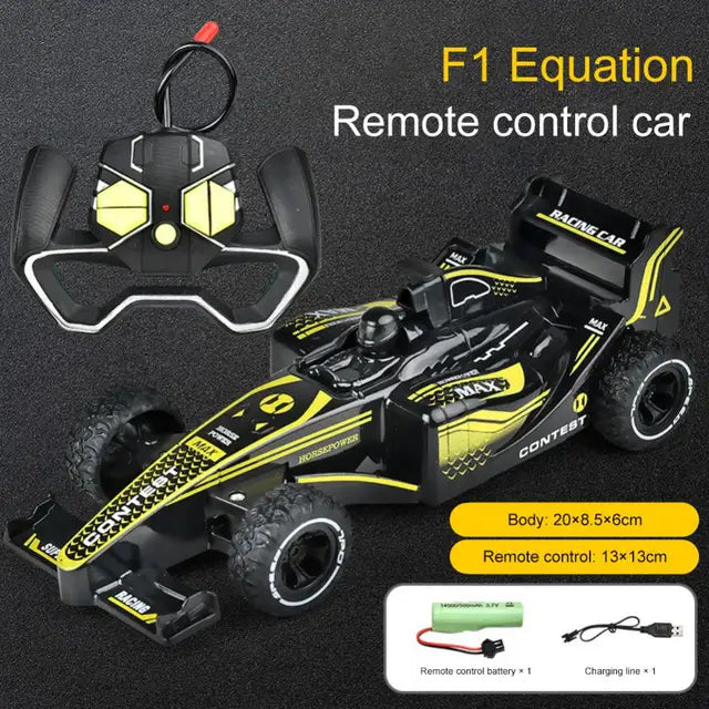 DriftMaster | Aventura de velocidad - Mini coche RC con batería recargable y función de derrape