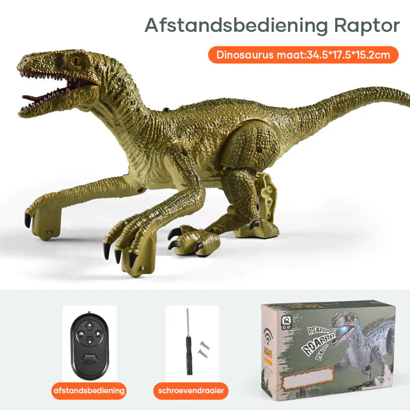 Remote Controlled Dinosaur | Afstandsbedienbare Dinosaurus Raptor voor Kinderen