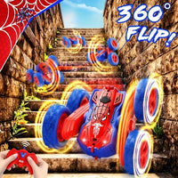 Thumbnail for SpinMaster Coche acrobático | Espectáculo y acción - acrobacias 360° con luz y spray