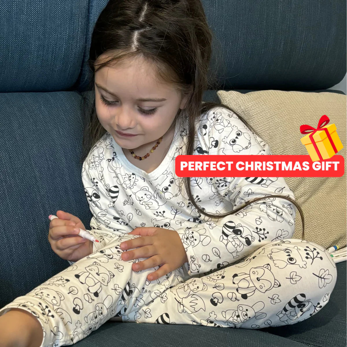 ForestFriends | Coloring and discovering - DIY pajama set with forest animals