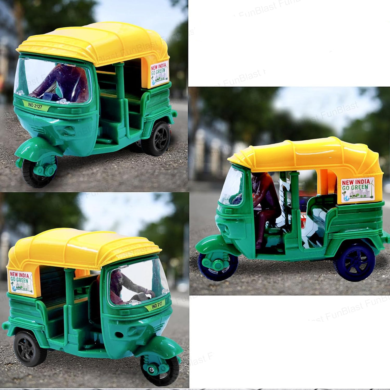 TukTuk Express | Placer de conducción auténtico - Juguete de rickshaw para niños