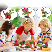 Thumbnail for DinoBuild | Costruisci la tua avventura - Set di costruzione educativo di dinosauri con viti e trapano
