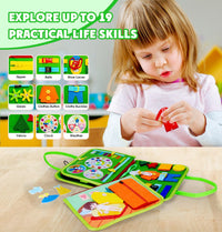 Thumbnail for EduPlay Busy Board | Stimuleert Leren - Montessori Activity Board voor Peuters