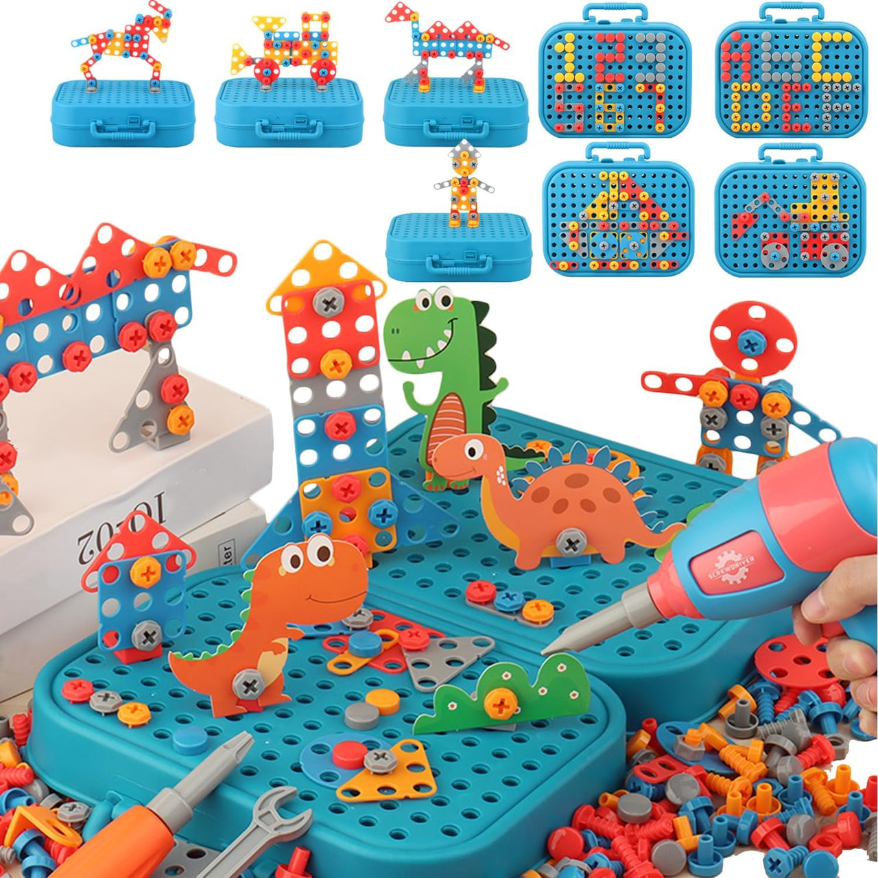 Build-O-Fun | Desata la Creatividad – Set de Juego Educativo para Niños