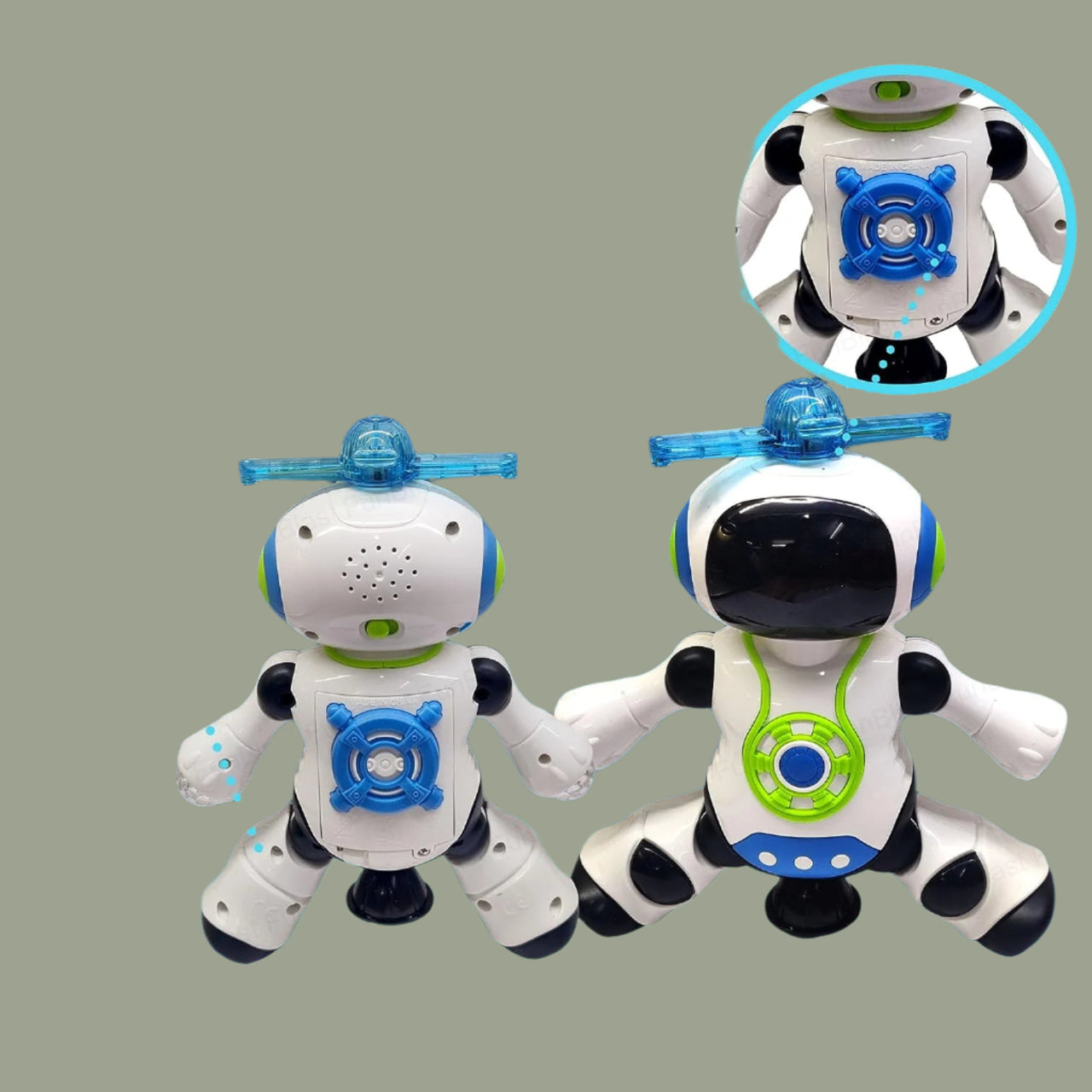 RoboGroove | Espectáculo de baile - Robot de música electrónica con luces LED y rotación de 360°