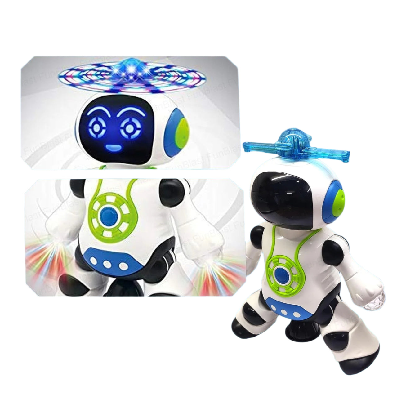 RoboGroove | Espectáculo de baile - Robot de música electrónica con luces LED y rotación de 360°