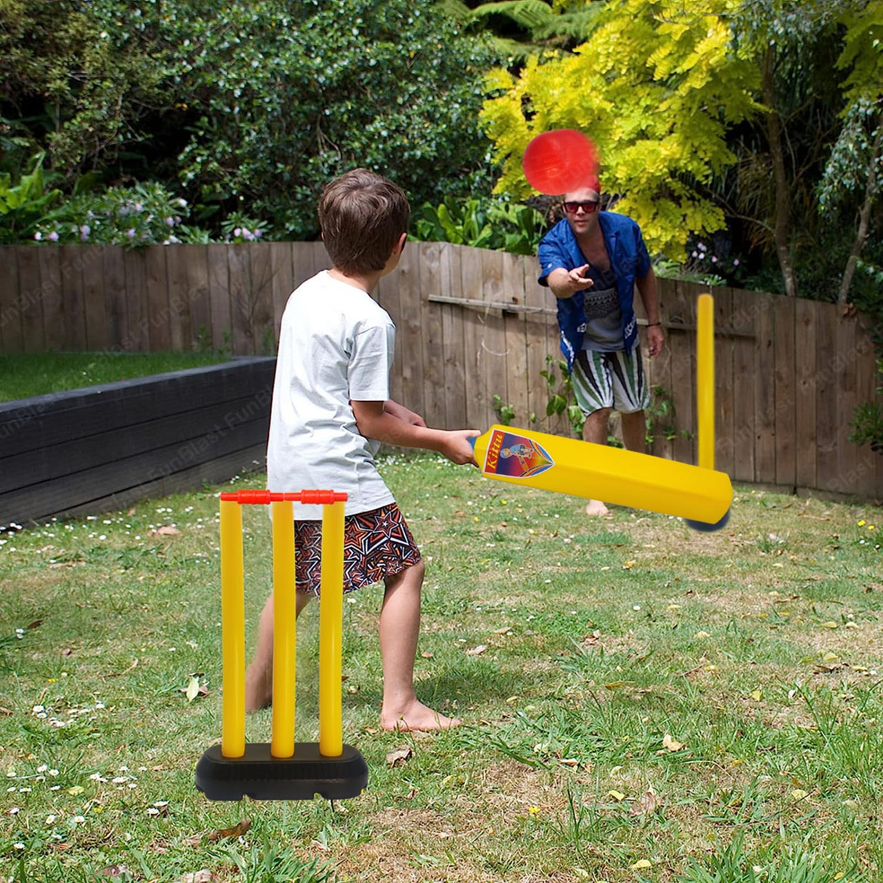 BatBoy | Da un jonrón - Set completo de cricket de plástico para niños
