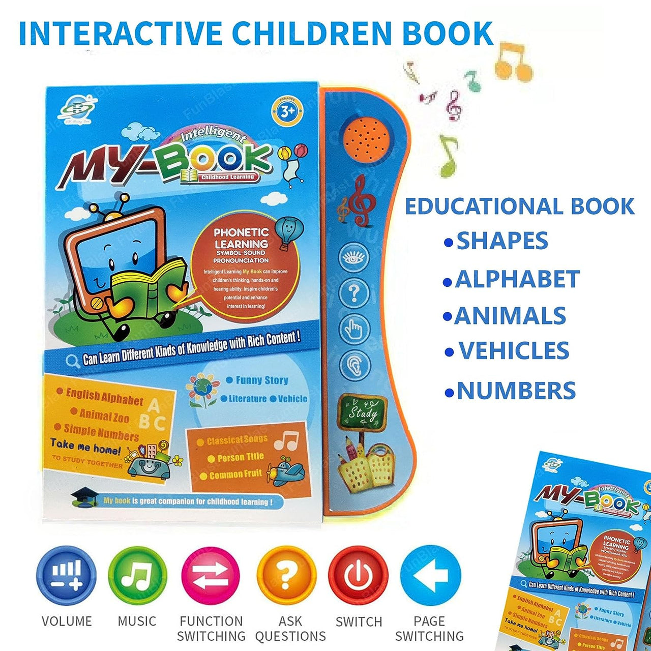 SmartRead | Apprendre en jouant avec le son - Livre éducatif interactif avec audio et stylet pointant