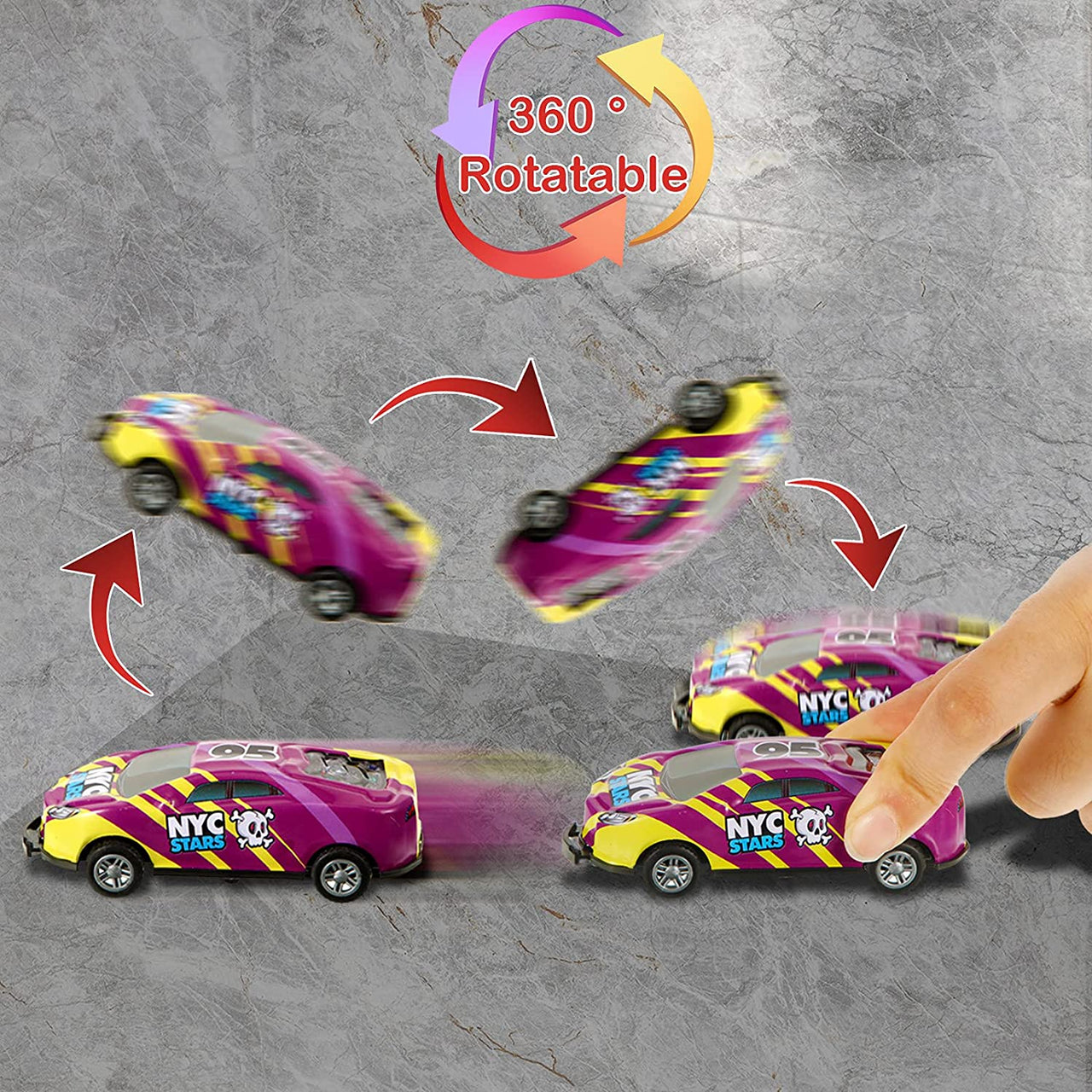 TurboStunt | Spectaculair racen - Stuntauto met pull-back katapult