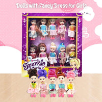 Thumbnail for DollyDreams | Magischer Spielspaß - Set mit niedlichen Puppen in bunten Kleidern