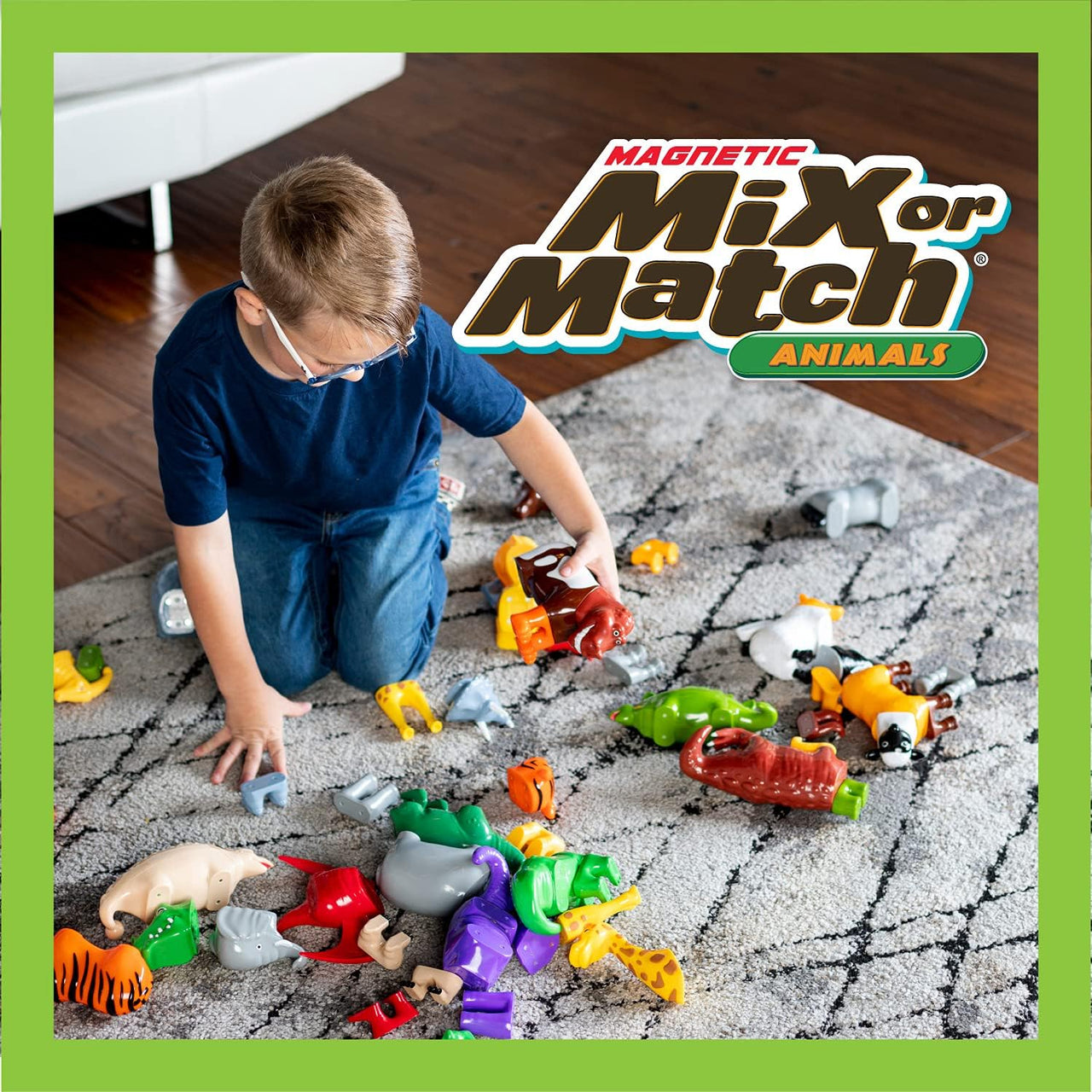 Magnetix Animal Mix™️ | Mix & Match - Educatief Magnetisch Dieren speelgoed