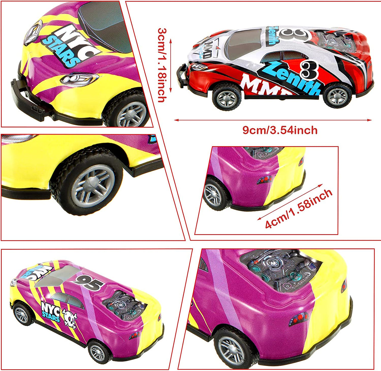 Metalen Speelgoedauto | Educatief - Leuk voor Kinderen