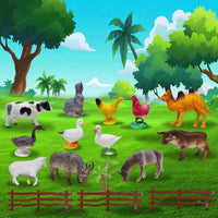 Thumbnail for Nutztiere | Bauernhoftiere kennenlernen - Educatives Tierfiguren-Spielset für Kinder