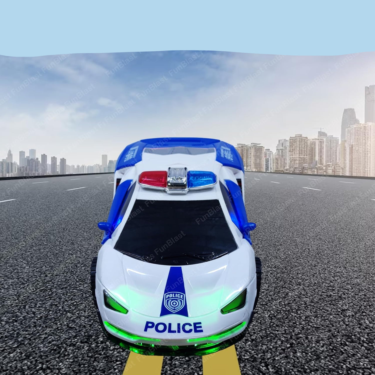 SpeedPatrol | Spannend speelplezier - Elektrische politieauto met 360° rotatie, licht en geluid