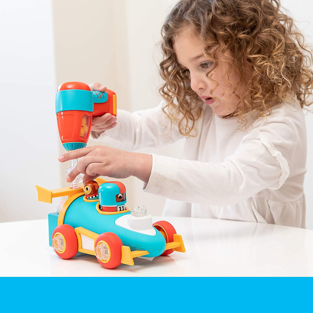 DrillKart | Divertimento di costruzione e corsa - Go-Kart STEM con trapano elettrico