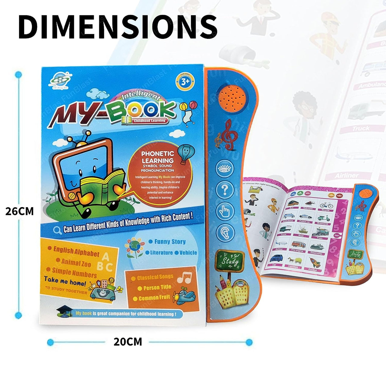 SmartRead | Apprendre en jouant avec le son - Livre éducatif interactif avec audio et stylet pointant