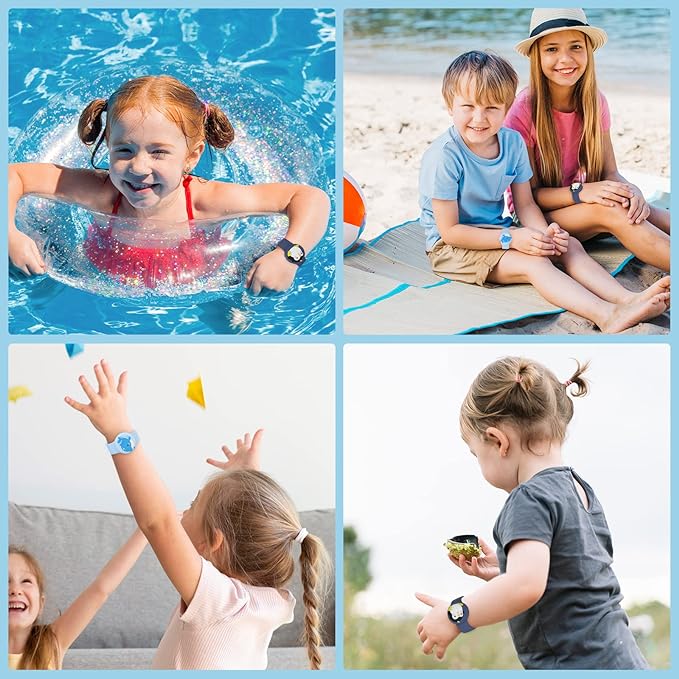 AquaTrack Duo | Veilige Kinderarmband - Schattig & Waterdicht