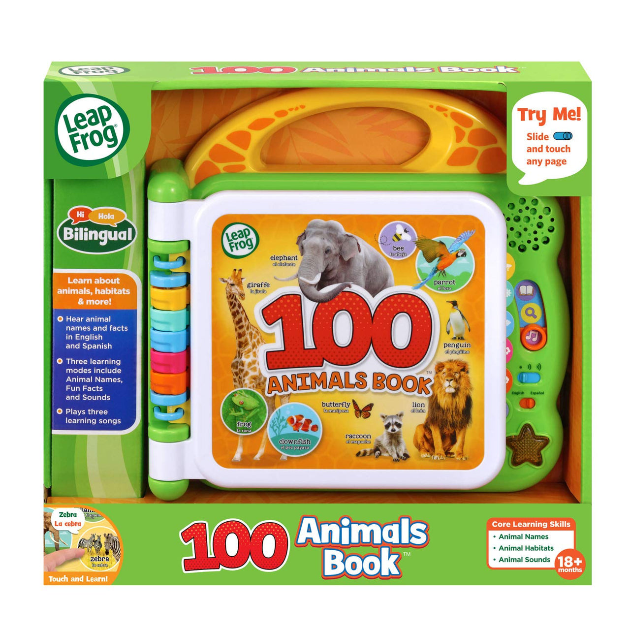 LeapFrog | Descubre y aprende - libro de sonidos de 100 animales