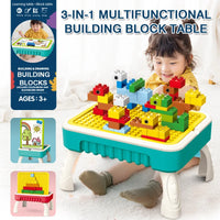 Thumbnail for BuildMaster | Kreatives Abenteuer - Aktivitätstisch für Kinder mit Bauklötzen und Zeichenbrett