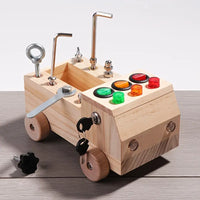 Thumbnail for EcoToys LightPlay | Estimula el Aprendizaje y el Desarrollo - Tablero de Interruptores de Luz LED de Madera Montessori para Niños