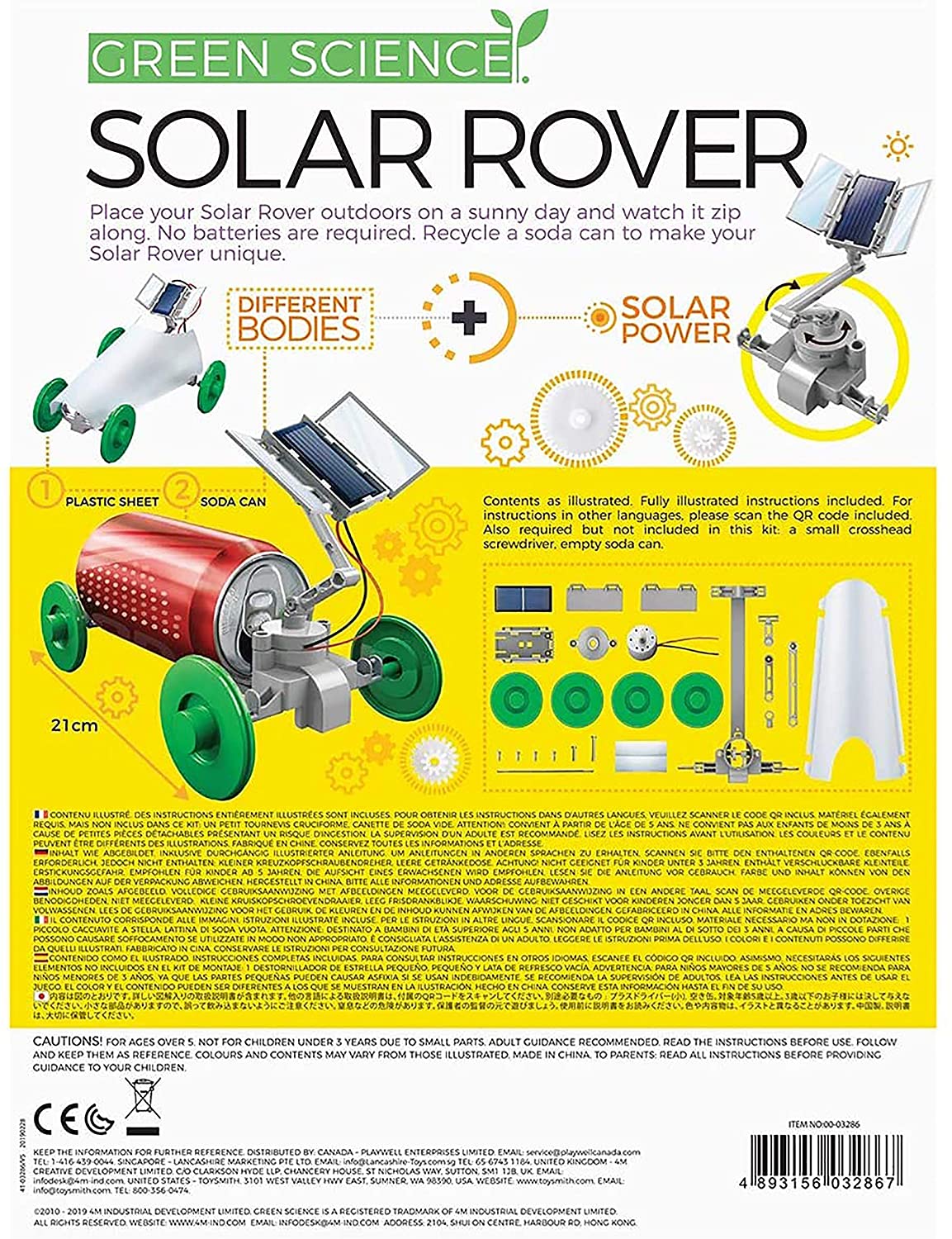 Zonne-Explorer | Solar aangedreven rover - STEM bouwpakket